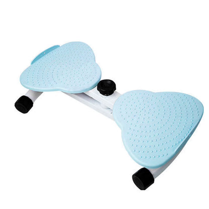 Waist Twisting Board Waist Twisting Fitness Tool Standing Abdomen Exercise Board for Women Female Foot Massage Weight Loss Blue