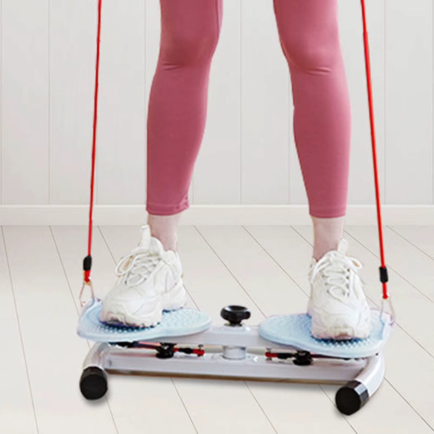 Waist Twisting Board Waist Twisting Fitness Tool Standing Abdomen Exercise Board for Women Female Foot Massage Weight Loss Blue