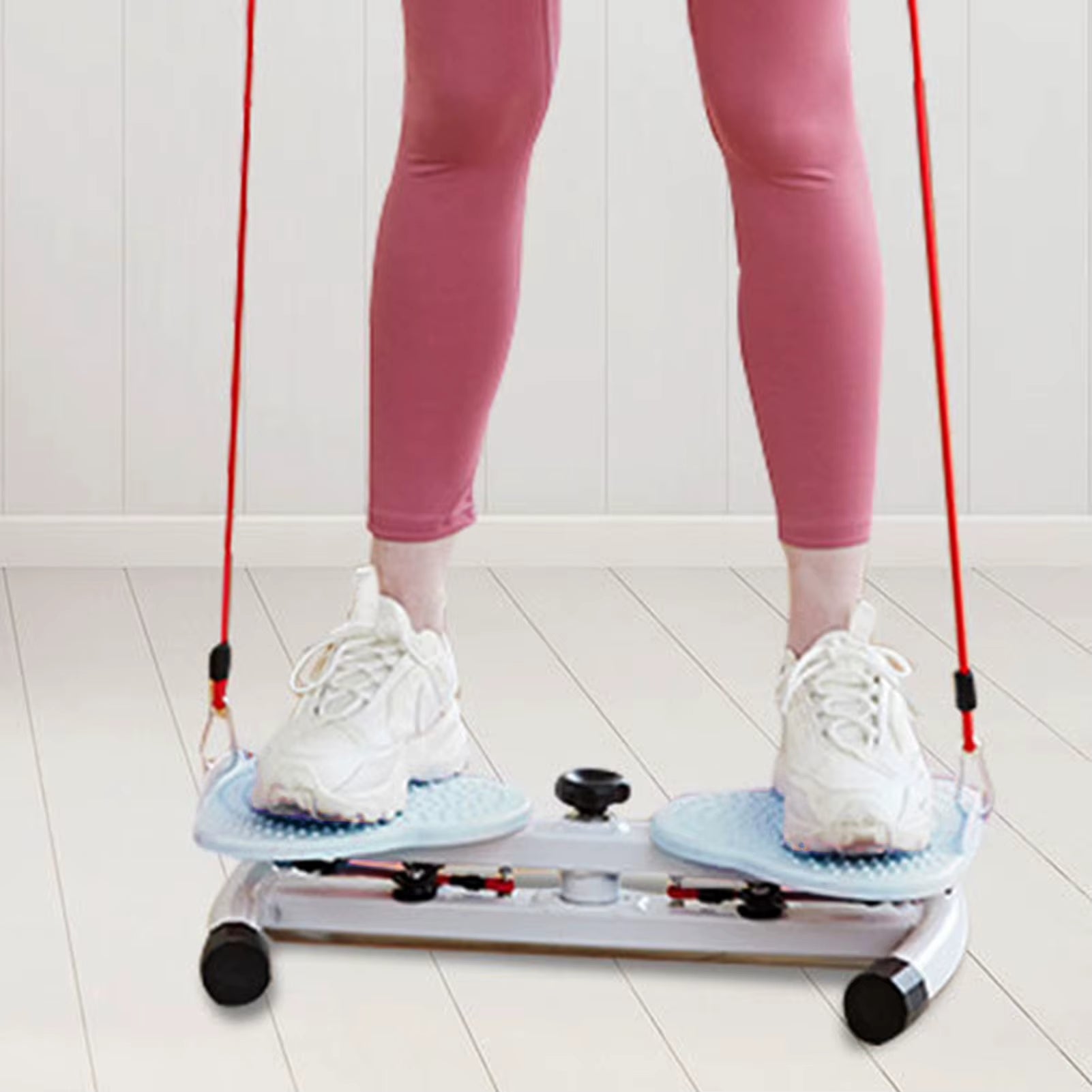 Waist Twisting Board Waist Twisting Fitness Tool Standing Abdomen Exercise Board for Women Female Foot Massage Weight Loss Blue