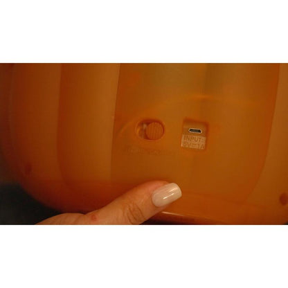 ANIMAT3D Blink Tech Jabberin' Jack Talking Animated Pumpkin with 8 Inch Screen and Built-In LED Light Array Projector + Speaker Includes 40 Minutes of Content